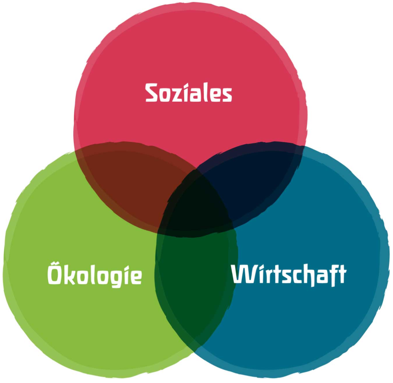 Three-pillar model of sustainability