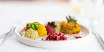 Naturhotel - Bio-Küche: Individueller Ernährungsplan möglich - Schweiz - 4-Gang Abendessen Hauptgang - Sonnenberg Health Hotel
