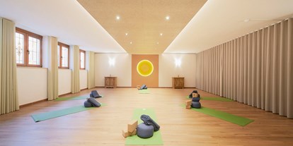 Naturhotel - Bio-Küche: Laktosefreie Kost möglich - St. Leonhard im Pitztal - Yogaraum für Yoga und Meditation - Vegan Hotel LA VIMEA