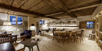 Nature hotel - Umgebungsschwerpunkt: Fluss - Vorarlberg - Der historische "Käskeller" ist Raum und Begegnung und Austausch - Biohotel Oswalda Hus