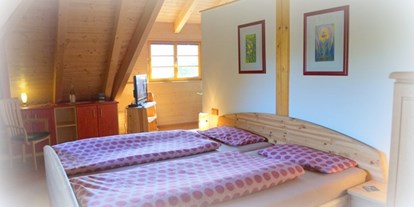 Naturhotel - Bio-Küche: Vollwertküche - Sächsische Schweiz - Comfort-Zimmer in der Ferienwohnung - Ökopension Villa Weissig