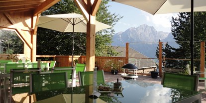 Nature hotel - Verpflegung: Halbpension - Tyrol - Sonnenterrasse - Veganer Gasthof zum Ederplan