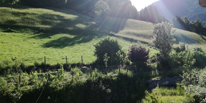 Naturhotel - Sonnenterrasse - Osttirol - Wanderwege führen direkt vom Haus - Veganer Gasthof zum Ederplan