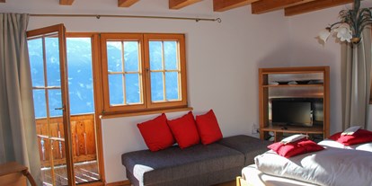 Naturhotel - Energieversorgung: 100 % Ökostrom - Iselsberg - Zimmer Abendsonne mit Blick auf die Lienzer Dolomiten - Veganer Gasthof zum Ederplan