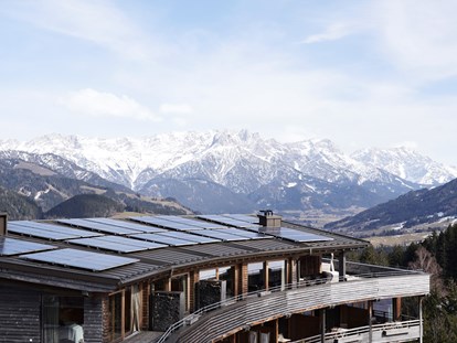 Naturhotel - Wasserbehandlung/ Energetisierung: Grander® Wasser - Salzburg - Leoganger Bergpanorama - Holzhotel Forsthofalm