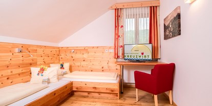 Naturhotel - Hoteltyp: BIO-Urlaubshotel - Oberdrautal - Kinderzimmer - Erika - BIO-Kinderhotel Kreuzwirt