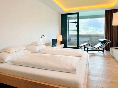 Nature hotel - Fasten-Kompetenz - Doppelzimmer Meran-Blick - Biohotel und Wellnesshotel Pazeider