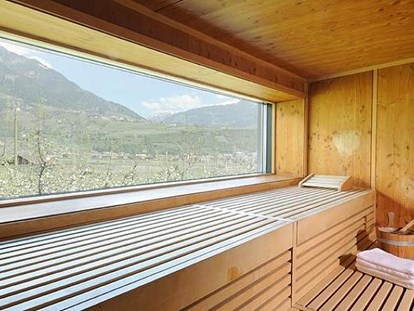 Naturhotel - Wasserbehandlung/ Energetisierung: Nicht vorhanden - Trentino-Südtirol - Finnische Sauna - Biohotel und Wellnesshotel Pazeider