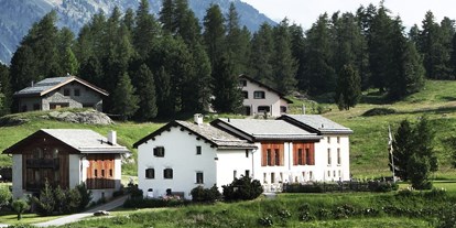 Naturhotel - Nichtraucherhotel - Graubünden - Aussenansicht Sommer - Chesa Pool