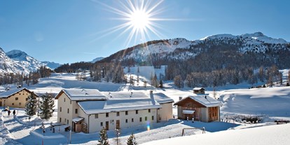 Naturhotel - auch für Familien mit Kindern - Schweiz - Aussenansicht Winter - Chesa Pool
