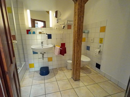 Naturhotel - Sauna - Deutschland - Bad/WC im Apartment 11 - Biohotel Gut Nisdorf