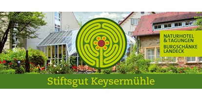 Naturhotel - Green Wedding - Rheinland-Pfalz - Herzlich willkommen im Stiftsgut Keysermühle! - Naturhotel Stiftsgut Keysermühle