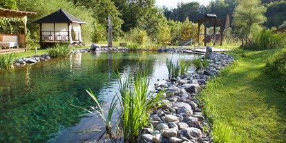 Naturhotel - Wasserbehandlung/ Energetisierung: Verwirbeltes Wasser - Teichanlage - TamanGa Lebensgarten