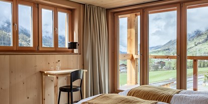 Naturhotel - Bio-Restaurant (nur für Hotelgäste): Restaurant für Hotelgäste - Wallis - Doppelzimmer - Berglodge Goms
