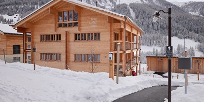 Naturhotel - Bio-Hotel Merkmale: Baubiologie - Berglodge Goms im Winter - Berglodge Goms