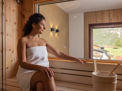 Naturhotel - Bonus bei Verzicht der Zimmerzwischenreinigung - Österreich - Sauna Heublume - Biohotel Leutascherhof