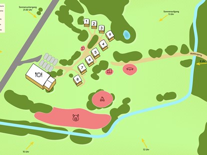 Naturhotel - auch für Familien mit Kindern - Karte vom vegan Resort - Vegan Resort