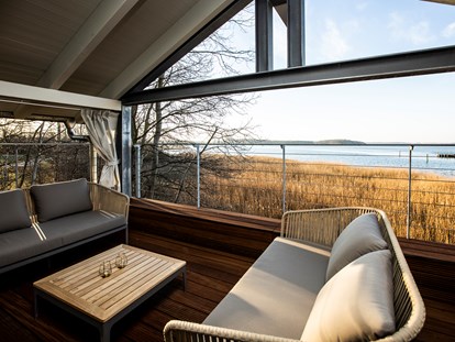 Nature hotel - Regionale Produkte - Ostseeküste - Balkon im Obergeschoss - im-jaich Naturoase Gustow