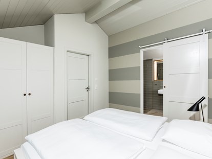 Naturhotel - Wassersparmaßnahmen - Vorpommern - Schlafzimmer im Obergeschoss - im-jaich Naturoase Gustow