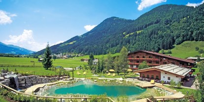 Naturhotel - Verpflegung: Halbpension - Tiroler Unterland - Naturbadeteich des Kitzspitz - Naturhotel Kitzspitz