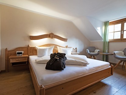 Naturhotel - Umgebungsschwerpunkt: Wald - Komfort-Doppelzimmer Holunder ohne Balkon. - moor&mehr Bio-Kurhotel
