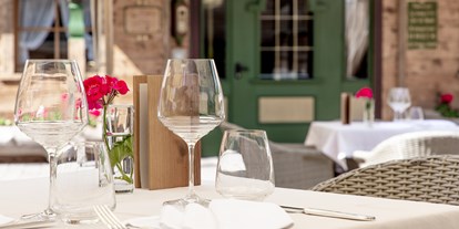 Naturhotel - Green Meetings werden angeboten - Südtirol - Bozen - BIO-Restaurant auf der Terrazza - Aqua Bad Cortina & thermal baths
