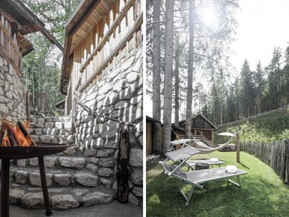Naturhotel - barrierefrei: Öffentliche Bereiche barrierefrei - Wellness am Bach- und Waldrand - Aqua Bad Cortina & thermal baths