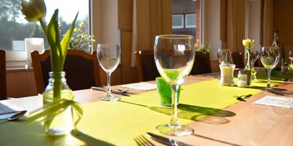 Naturhotel - Bio-Restaurant (nur für Hotelgäste): Öffentliches Restaurant - Uelzen - Buffet-Restaurant - Biohotel Spöktal