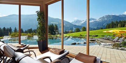 Naturhotel - Hoteltyp: BIO-Pension - Leogang - Biosauna, SPA mit Blick auf die Berge - Landhotel Gut Sonnberghof