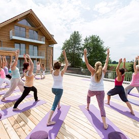 Biohotel: Yoga-Flat mit Fernblick  - Rosenberg Ayurveda Gesundheits- und Kurzentrum